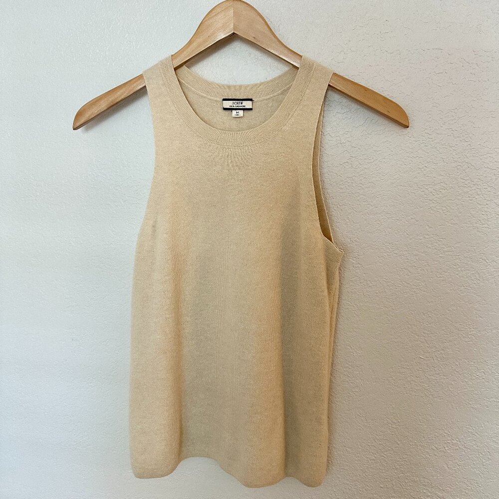 JCrew 100% Cashmere Sweater Tank Size Medium